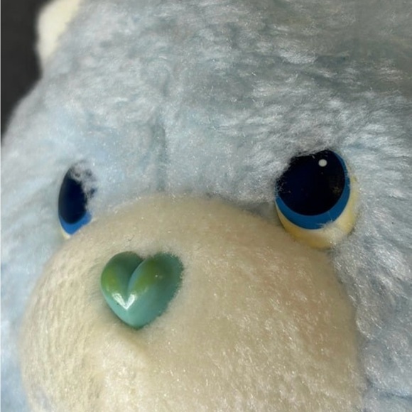 CARE BEARS BABY TUGS Bear Diaper Original Vintage Kenner 1983 Plush Blue - Picture 5 of 6